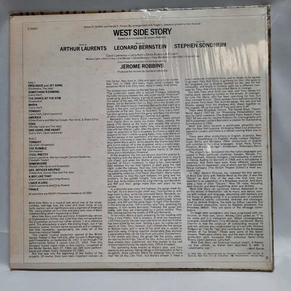 "West Side Story" Record Album LP Vinyl 1973 - Picture 4 of 11